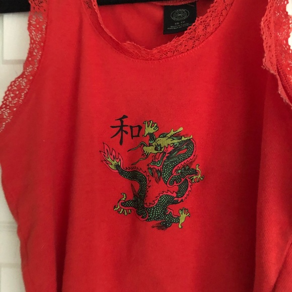 SOLD Urban Outfitters Dragon Lace Cami - Picture 2 of 6